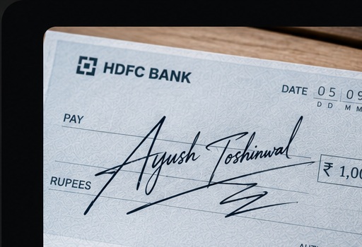 Ayush Toshinwal signature design
